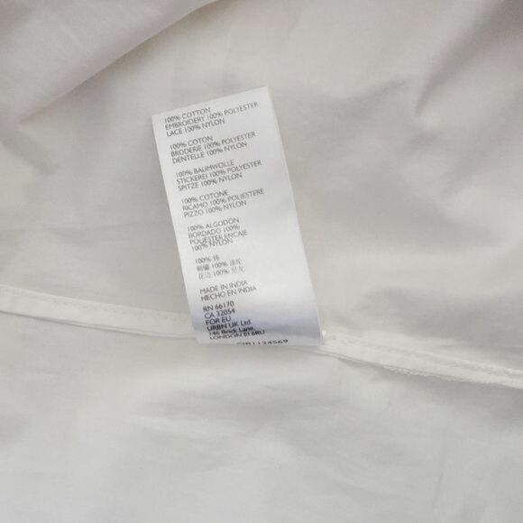 NWT Anthropologie Delilah Pleated Lace Peasant Blouse - Picture 12 of 13